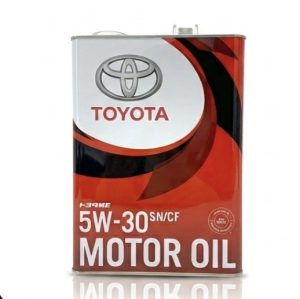 روغن موتور تویوتا 5w-30API SN/CF  GF-5 اصلی حجم 4 لیتر
